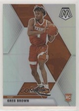2021-22 Panini Chronicles Draft Picks Mosaic Silver Greg Brown III Rookie RC 1u6