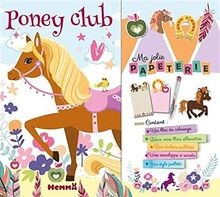 Ma jolie papeterie   Poney club   Pochette avec 1 bloc d... | Buch | Zustand gut