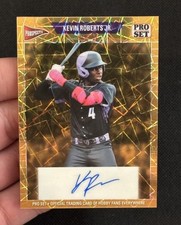Kevin Roberts Jr Auto 1/1 Gold Prospects - 2026 Leaf Pro Set Baseball 89A-KRJ