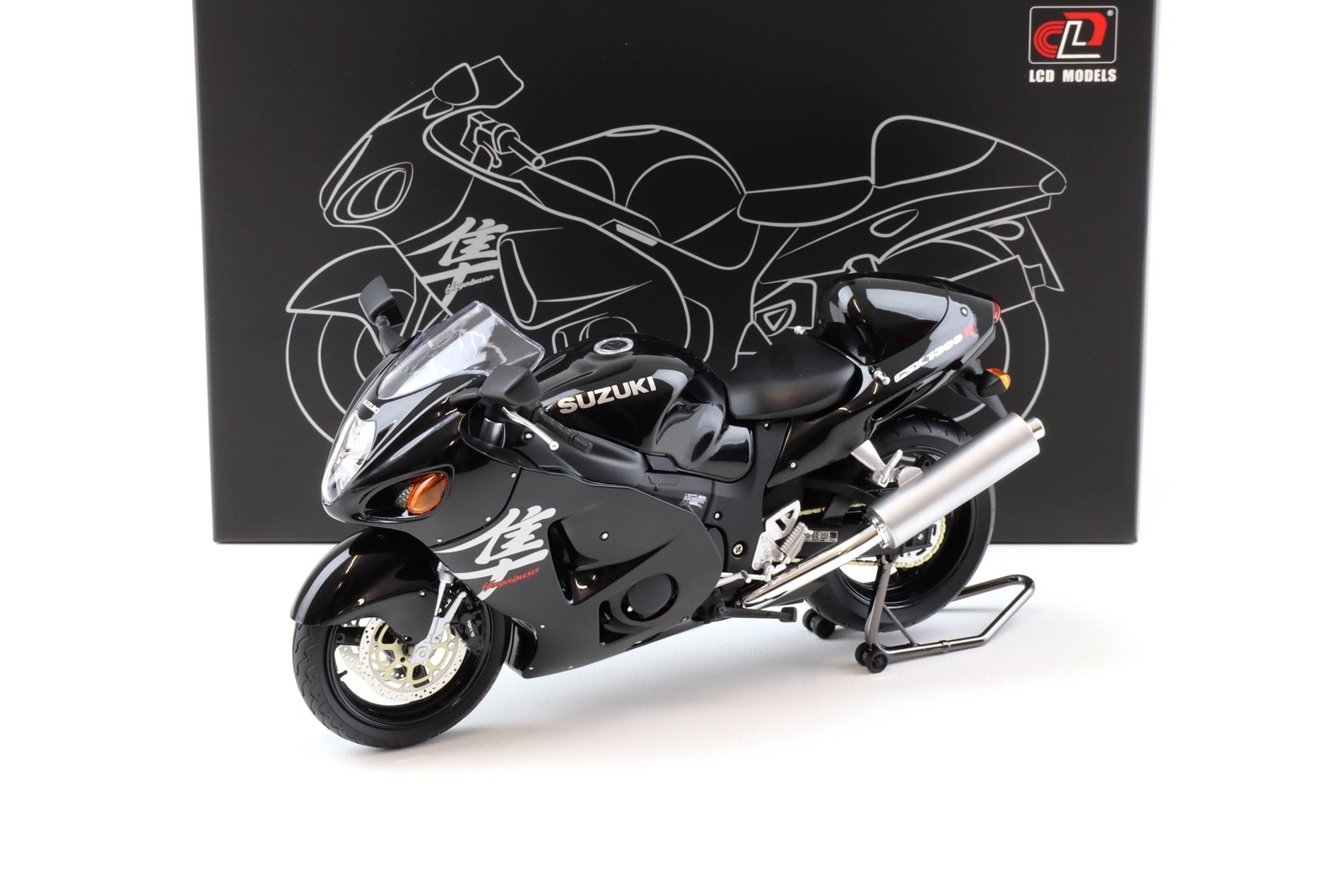 1:12 Lcd Models Suzuki Gsx 1300R Black Lcd-M04-Bl
