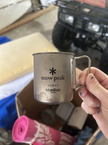 Snow Peak 220 Titanium Japan Made Cup
