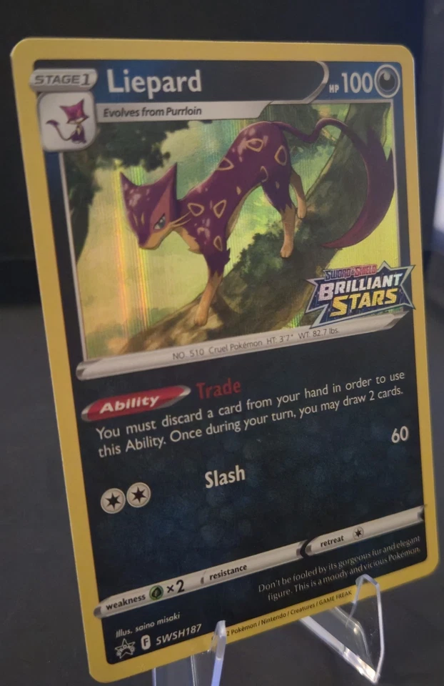 Liepard SWSH187 SWSH: Sword & Shield Promo Cards Holo - Image 2 of 3