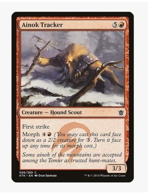Ainok Tracker | MTG Khans of Tarkir | Pauper & EDH Morph | LP