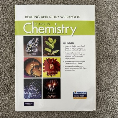 Pearson Chemistry Reading And Study Workbook Student High School Homeschool NEW