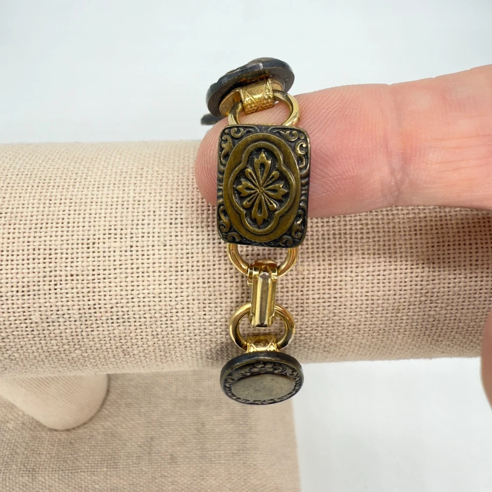 Reloj Mujer Perla Vintage Tono Dorado Banda Cuarzo Resistente al Agua Foto 4 de 4