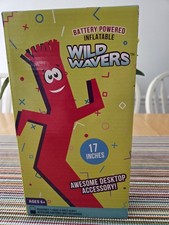 Wild Wavers Wacky Battery Powered Inflatable 17" Desktop Accessory Ages 6 - NEW
