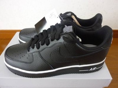 Deadstock 2016 Nike Air Force 1 Low '07 Black White Swoosh AA4083-009 Men Us8