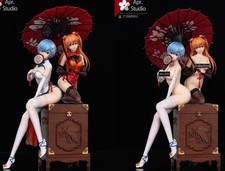Apr Studio Evangelion Rei Ayanami & Asuka 2 Pieces 2 Bodies Group Deluxe Edition