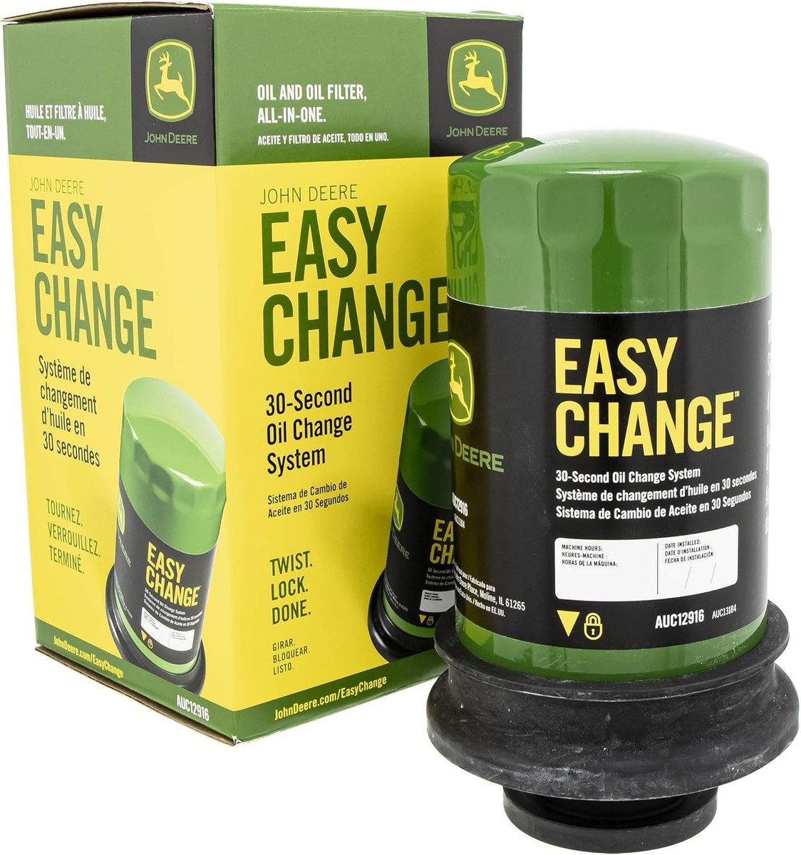 John Deere AUC12916 Easy Change Oil and Filter for sale online | eBay