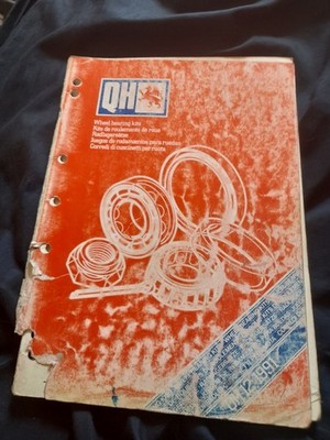 Quinton Hazel QH12 1991 Wheel Bearing Kits Catalogue Book