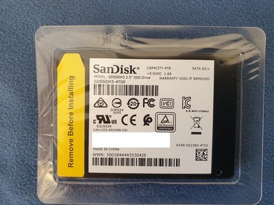 Sandisk SSD Ultra interne Festplatte 4TB 4 TB 4 Terabyte SDSSDH3-4T00 NEU OVP