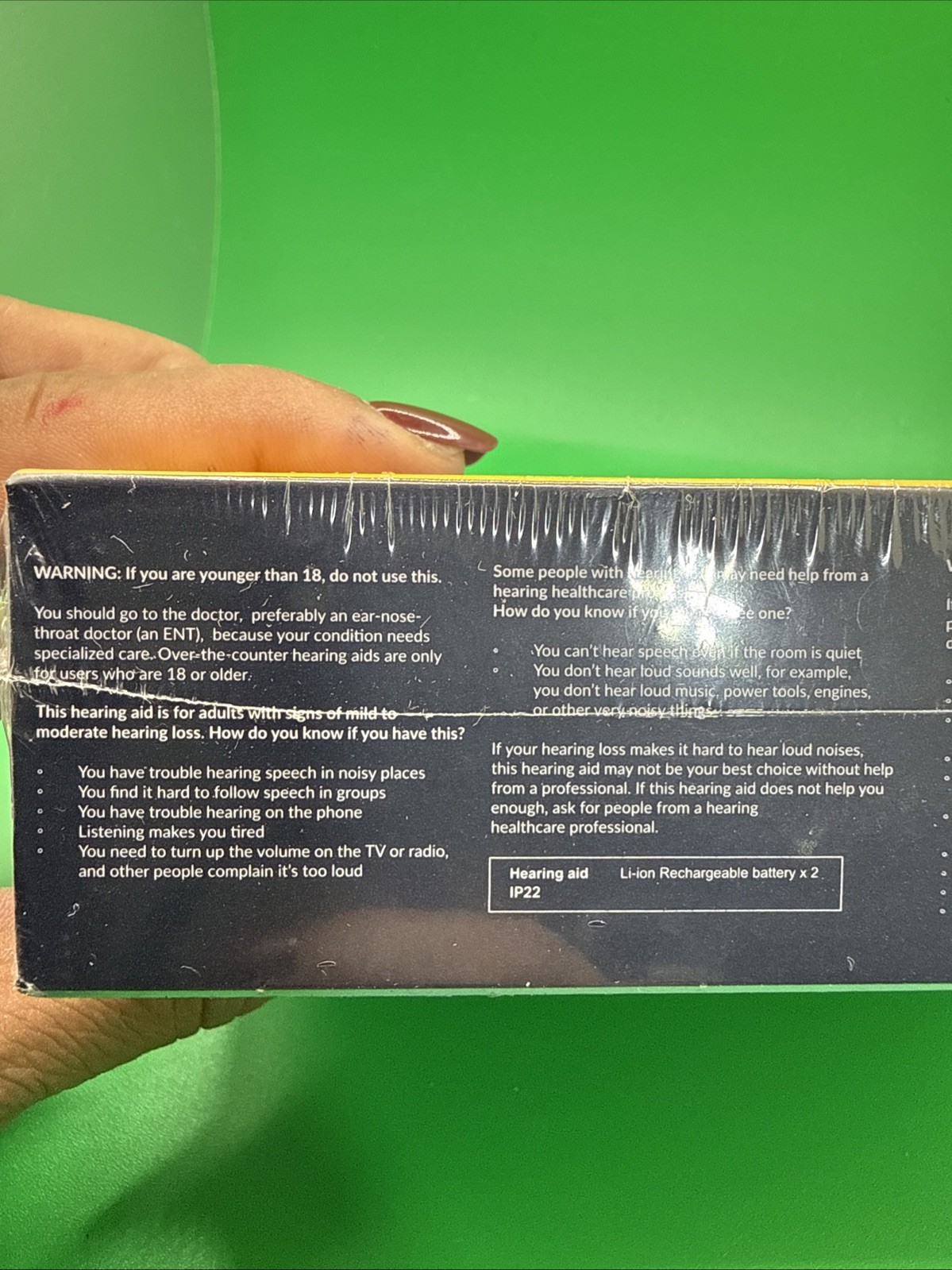 Audien Atom One OTC Hearing Aids  Wireless, Rechargeable, Beige SEALED