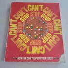 Vintage 1980 Parker Brothers: CAN'T STOP Board Game 100% Complete (extra pieces)