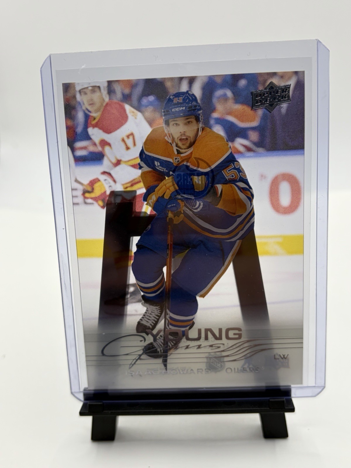 Isaac Howard 2025-26 Upper Deck Series 2 Young Guns Clear Cut RC #469