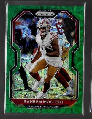 2021 Panini Prizm - Green Scope Prizm #56 Raheem Mostert /75