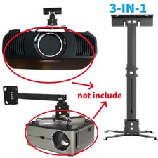 Universal Adjustable 360° Swivel HD Projector Mount Ceiling Wall Holder Stand✅