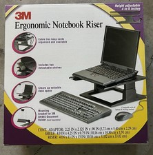 3M Ergonomic Notebook Laptop Riser LX500 Laptop Stand NEVER USED NIB BRAND NEW