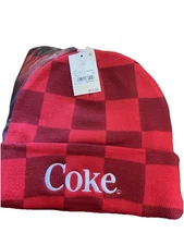 Coca Cola Coke Knitted Red Beanie/Toboggan Winter Ski Unisex NWT