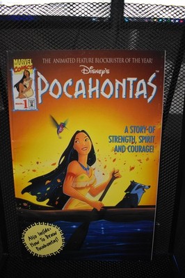 Disney's Pocahontas #1 Marvel Graphic Novel 1995 Animated Feature How to Draw