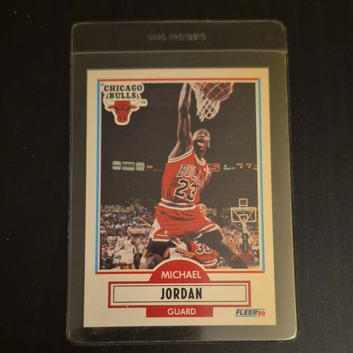 Fleer 1990-91 Michael Jordan #26 Chicago Bulls NBA Basketball Trading Card
