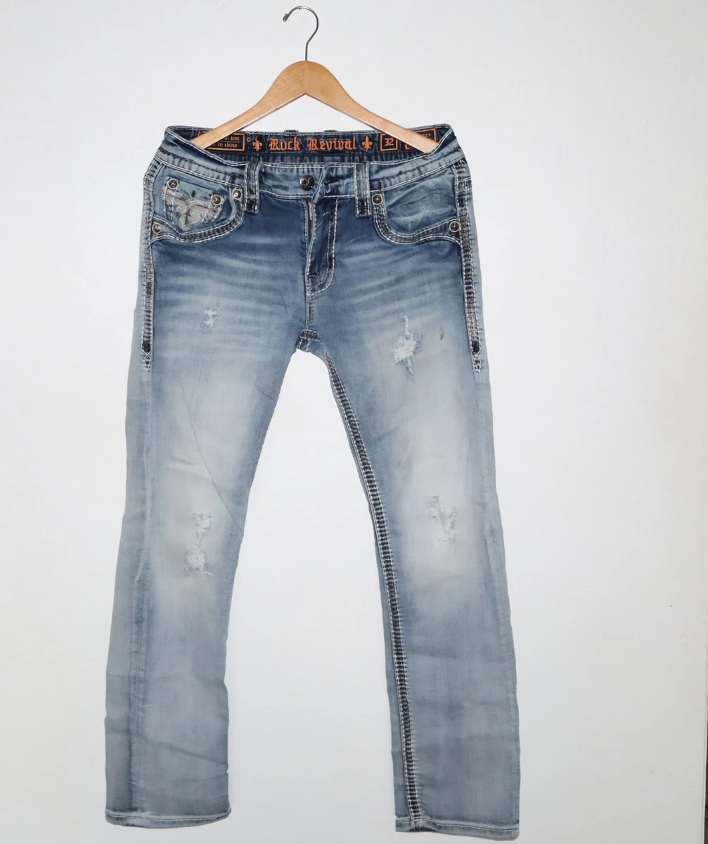 Rock Revival Jeans Size 32 for Men for sale - eBay