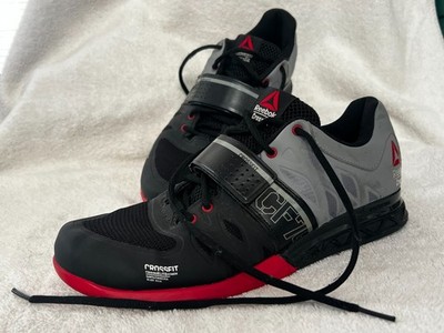Reebok Crossfit Lifter 2.0 Sneakers - Men's Size 9.5 Black Red Grey M48558