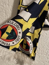 Original Fenerbahçe SK Fanschal – Blau/Gelb mit Wappen