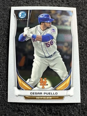 CESAR PUELLO #BCP34 2014 Bowman Chrome QTY New York Mets