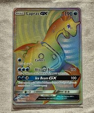 2017 Pokemon Sun & Moon #151/149 Lapras GX Rainbow Secret Rare NM on eBay