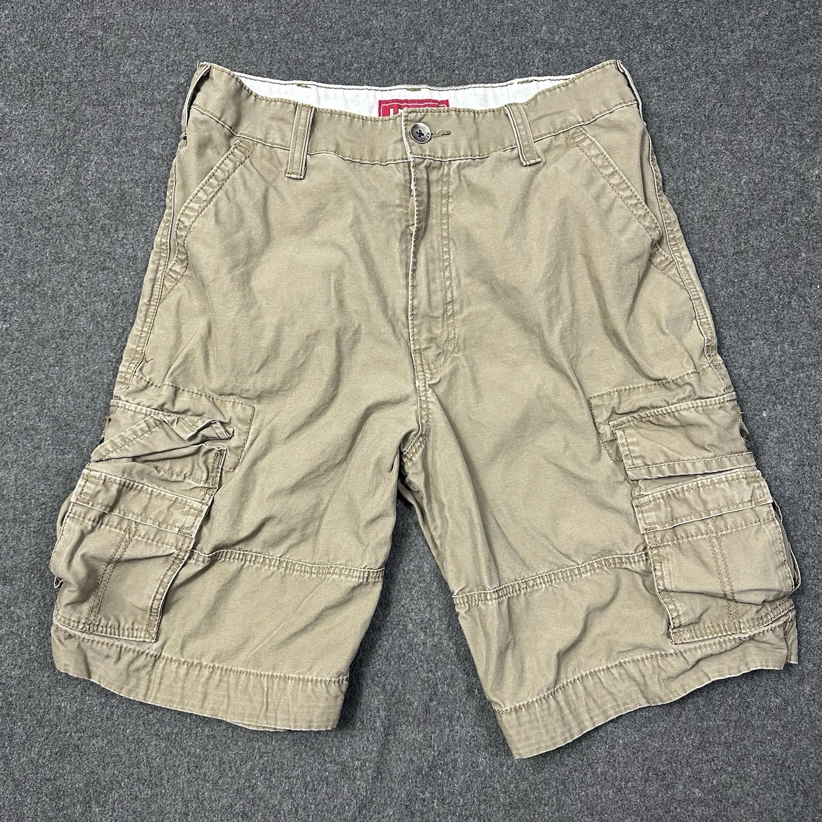 Levi’s Khaki Cargo Shorts 100% Cotton Utility Men’s 30