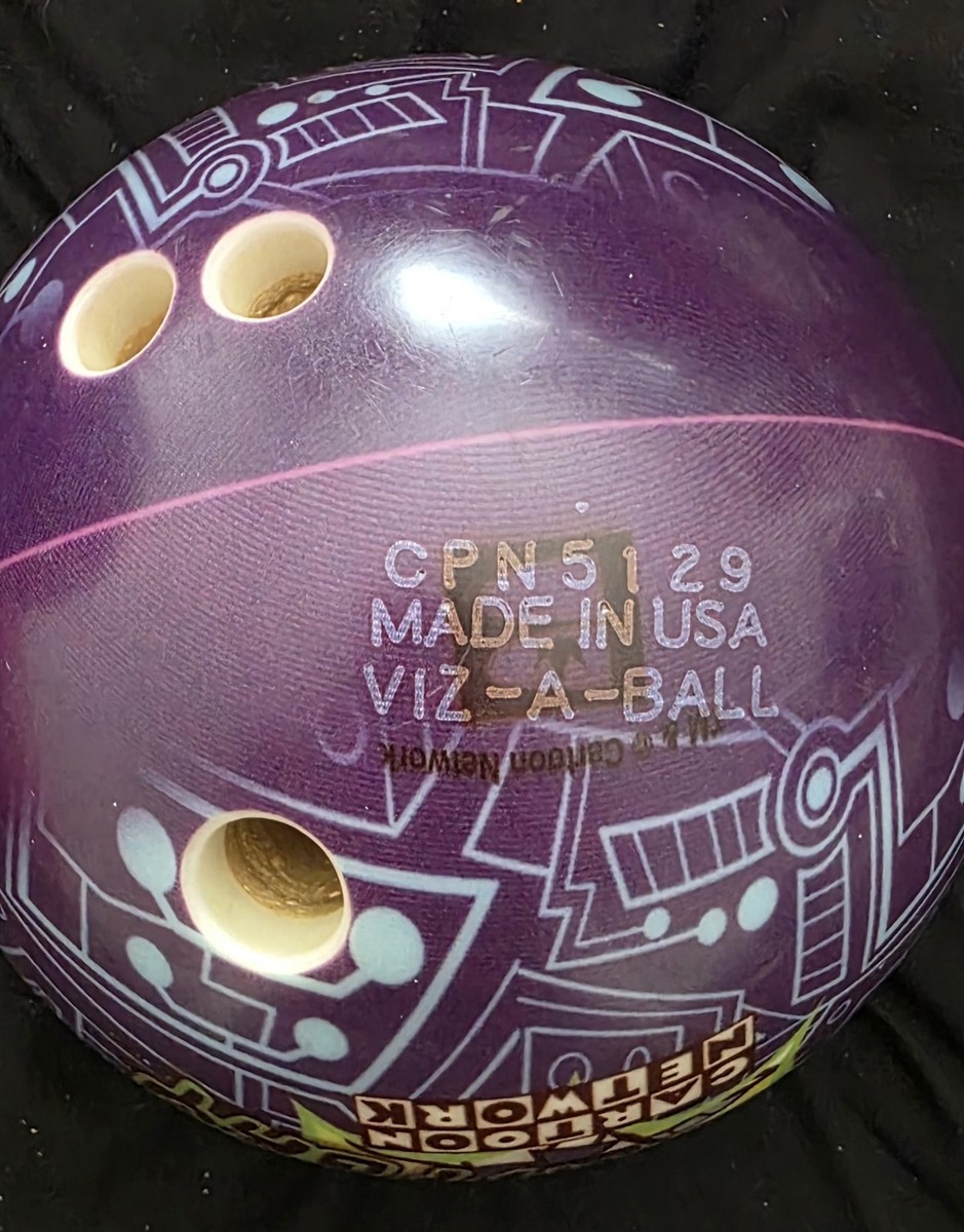 Cartoon Network Dexter's Laboratory Viz-A-Ball Bowling Ball w/ Bag