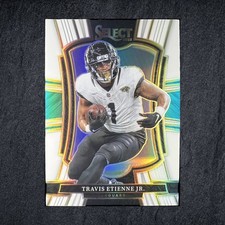 Travis Etienne Jr. 2025 Panini Select Premier Level White Prizm /35 #130 Jaguars