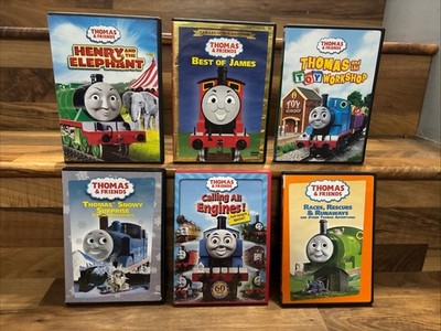 Thomas & Friends DVD 6 Lot Set - Calling All Engines,Best Of James & More