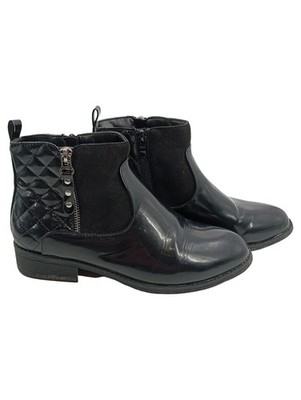 Puma Damen Stiefeletten Chelsea Boots Leder Schwarz Gr. 39 Reißverschluss