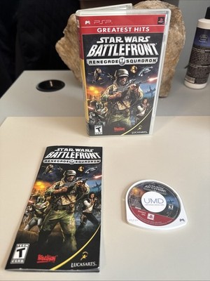 Star Wars Battlefront: Renegade Squadron PSP GH. Tested. CIB. Crack On Front