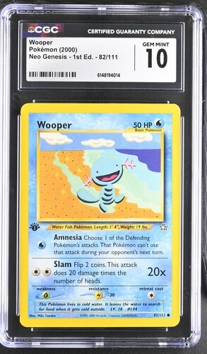 Wooper (1st Edition) graded CGC 10 for sale on eBay