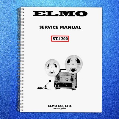 ELMO ST 12 Document Camera User Manual Operation Guide [*WIRE COIL BOUND]