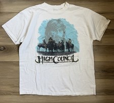 Vintage 90s Living Epistles Jesus High Council Shirt Delta L Made in USA 1993