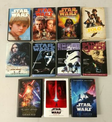 BUILD A BOOK LOT: Star Wars Movie Novelization: CHOOSE TITLES: Hardcover Edition