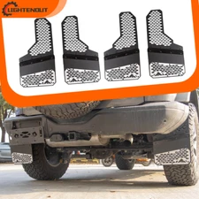 Universal Truck Mud Flaps Splash Guards for Pickup 4-Piece Set
