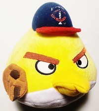 Angry Birds Yellow Bird MN Twins 6" Plush Commonwealth 2014 Baseball MLB Chuck
