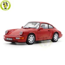 1/18 Norev 187320 Porsche 911 964 Carrera 2 1990 Red Diecast Model Car