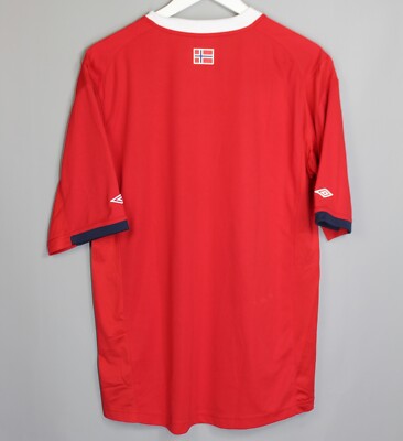 MAILLOT DE FOOTBALL NATIONAL NORVÈGE 2010/11 UMBRO TAILLE L