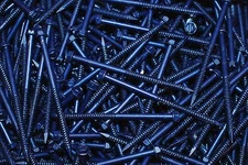 (100) Hex Washer Head 1/4 x 4 Concrete Masonry Screws Tapcon Anchor 5/16" Drive