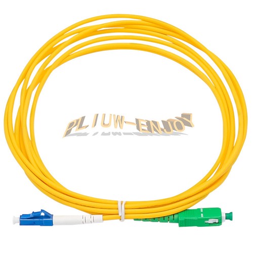 10 Meter SC/APC to LC/UPC SM Single Mode 9/125 Fiber Patch Cord Simplex - Afbeelding 2 van 10