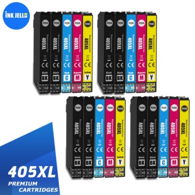 20 Tinte 405xl passend für Epson WorkForce Pro WF-3830 WF-4800 WF-4830DTWF WF-7800
