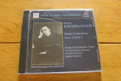 EUGENE ORMANDY - RACHMANINOV PIANO CONCERTOS NOS 2 & 3 CD [NEW] *CRACKED CASE*