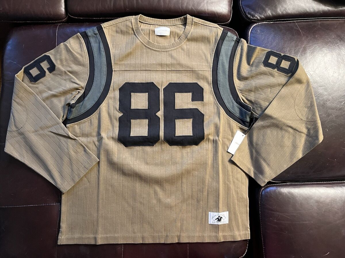 Aime Leon Dore Long-Sleeve Ribbed Football Jersey in Aime Leon Dore Long-Sleeve Ribbed Football Jersey in