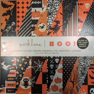 12x12 Double Sided Patterned Paper Konsait 12x12 Halloween Scrapbook Paper - 24 Sheets, 12 Double Sided Scary Patterns, 160gsm Cardstock For Crafts Card Making Supplies - View #5