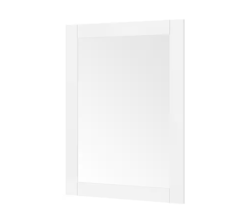 Cherrydale Bathroom Vanity Mirror 24" W x 32" H Rectangular Framed White - Picture 2 of 7